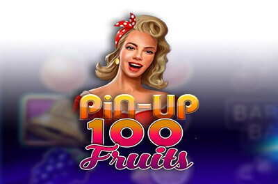 pin up 100 fruits slot logo