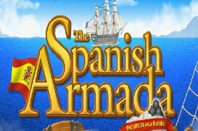 the spanish armada slot logo