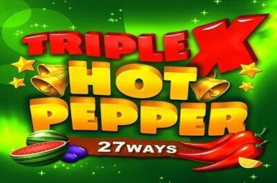 triple x hot pepper slot logo