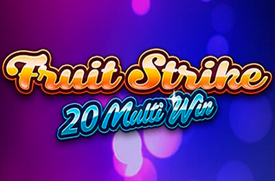 fruit strike 20 multi win slot logo