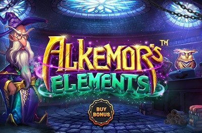 alkemors elements slot logo