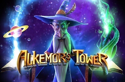 alkemors tower slot logo
