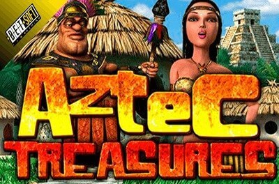 aztec treasures slot logo