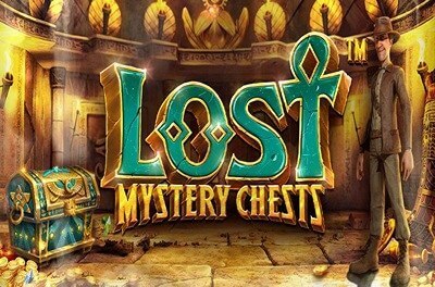 lost mystery chests slot logo