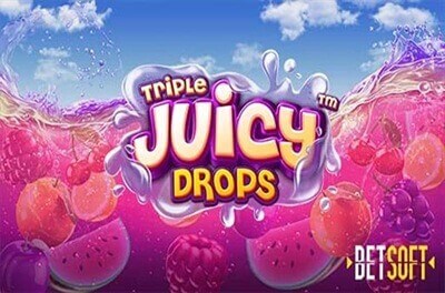 triple juicy drops slot logo