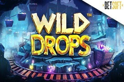 wild drops slot logo