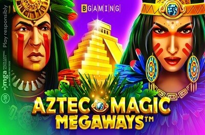 aztec magic megaways slot logo