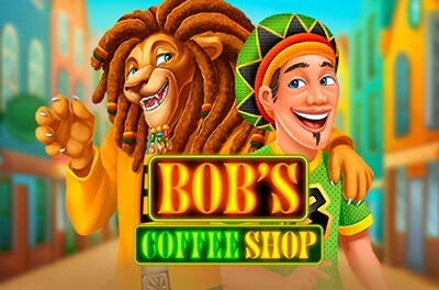 bobs coffee shop slot logo