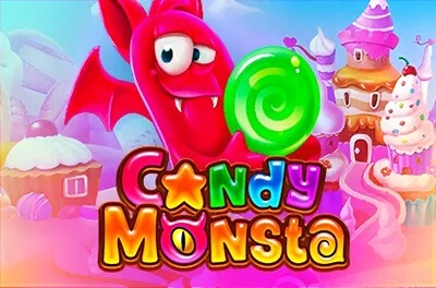 candy monsta slot slot logo