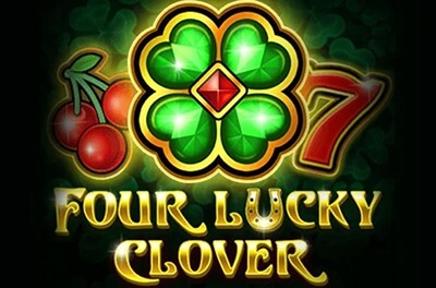 four lucky clover slot logo