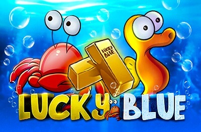 lucky blue slot logo