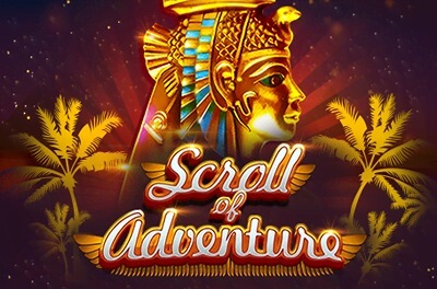 scroll of adventure slot logo