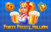 forty fruity million slot logo