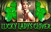 lucky ladys clover slot logo