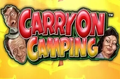 carry on camping pub fruit slot logo