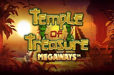 temple of treasures megaways slot logo