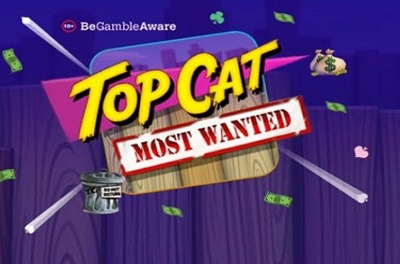 top cat most wanted slot logo