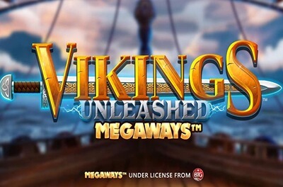 vikings unleashed megaways slot logo