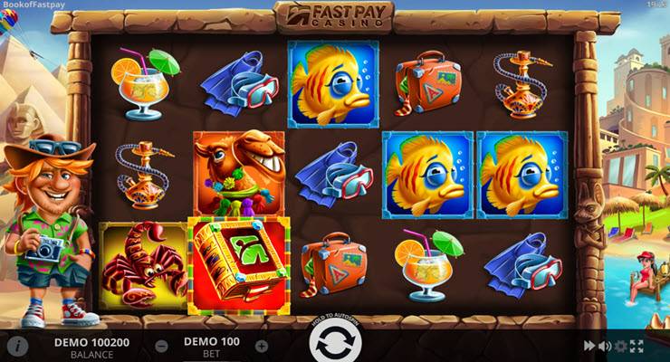 Book of Fastpay Slot Gameplay