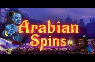 arabian spins slot logo