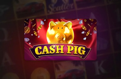 cash pig slot logo