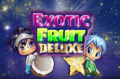 exotic fruit deluxe slot logo