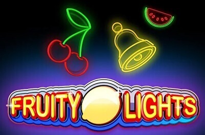 fruity lights slot logo