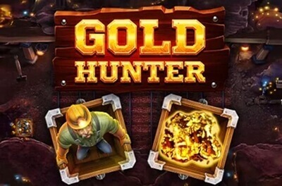 gold hunter slot logo