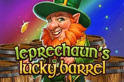 leprechauns lucky barrel slot logo