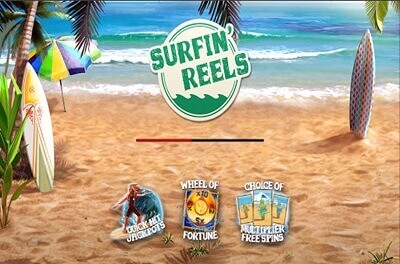 surfin reels slot logo