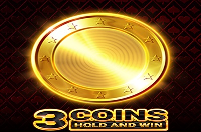 3 coins slot logo