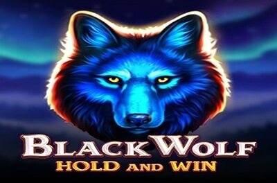 black wolf slot logo