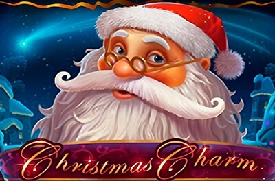 christmas charm slot logo