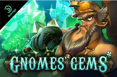 gnomes gems slot logo