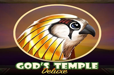 gods temple deluxe slot logo