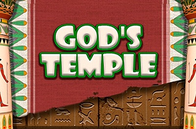 gods temple slot logo