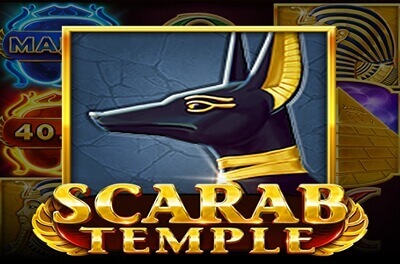 scarab temple slot logo