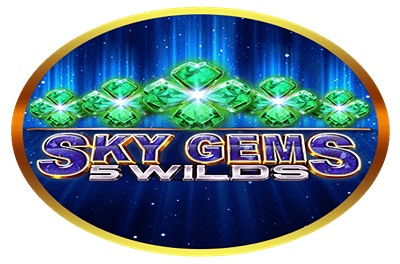 sky gems 5 wilds slot logo