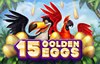 15 golden eggs slot logo