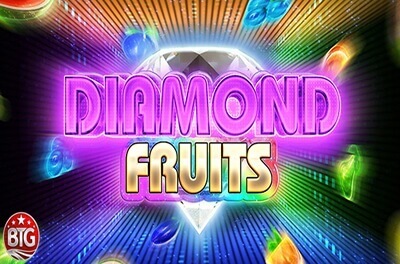 diamond fruits slot logo