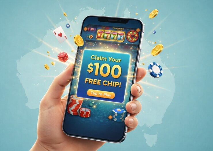 100 free chip australia