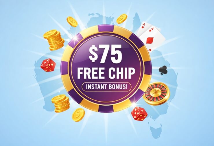 75 free chip no deposit bonus australia