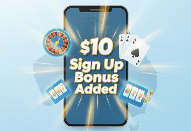 how to claim free 10 bonus australia