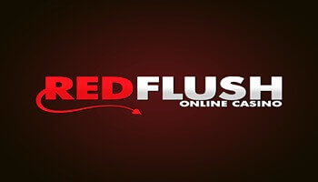 red flush casino logo