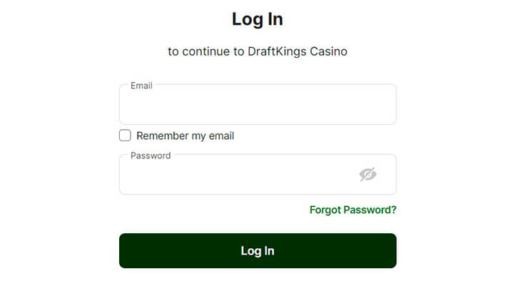 draftkings casino login