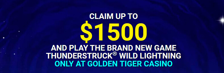 golden tiger casino welcome bonus