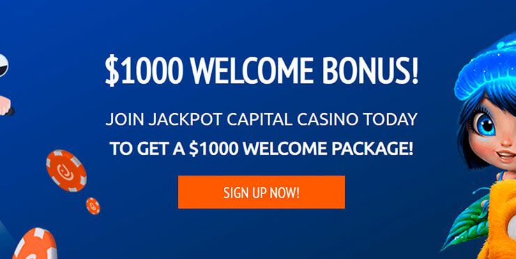 jackpot capital casino welcome bonus
