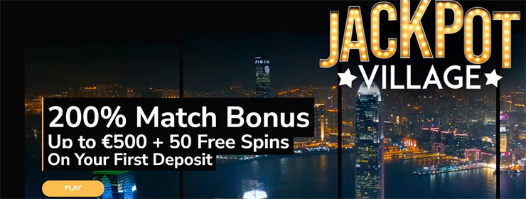 jackpot village casino welcome bonus