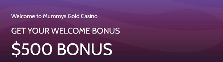 mummysgold casino welcome bonus