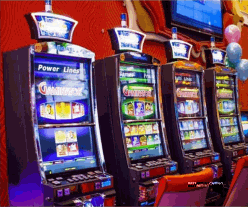 Slot machines at Nirvana casino
